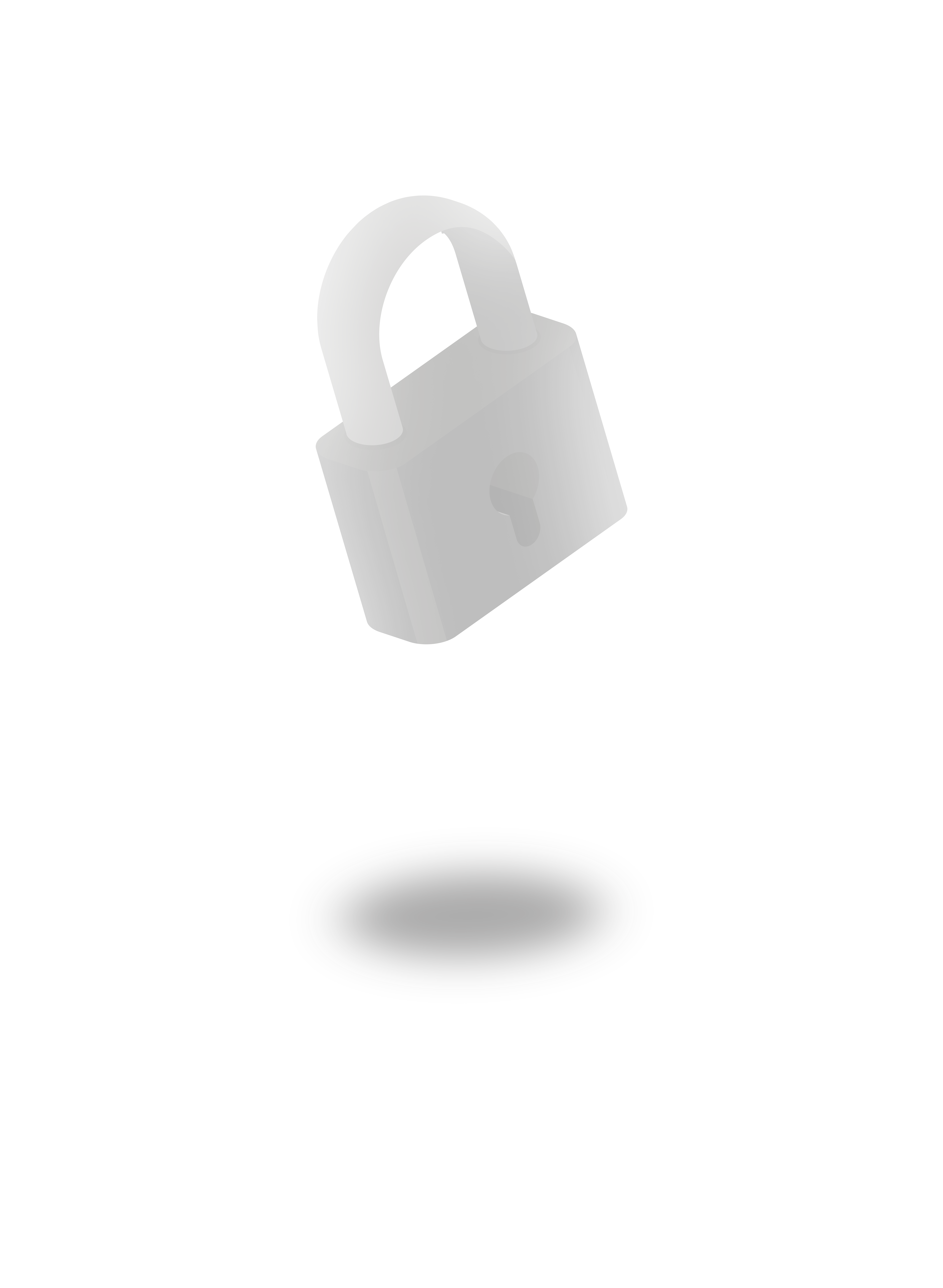 Padlock symbolizing data security and control