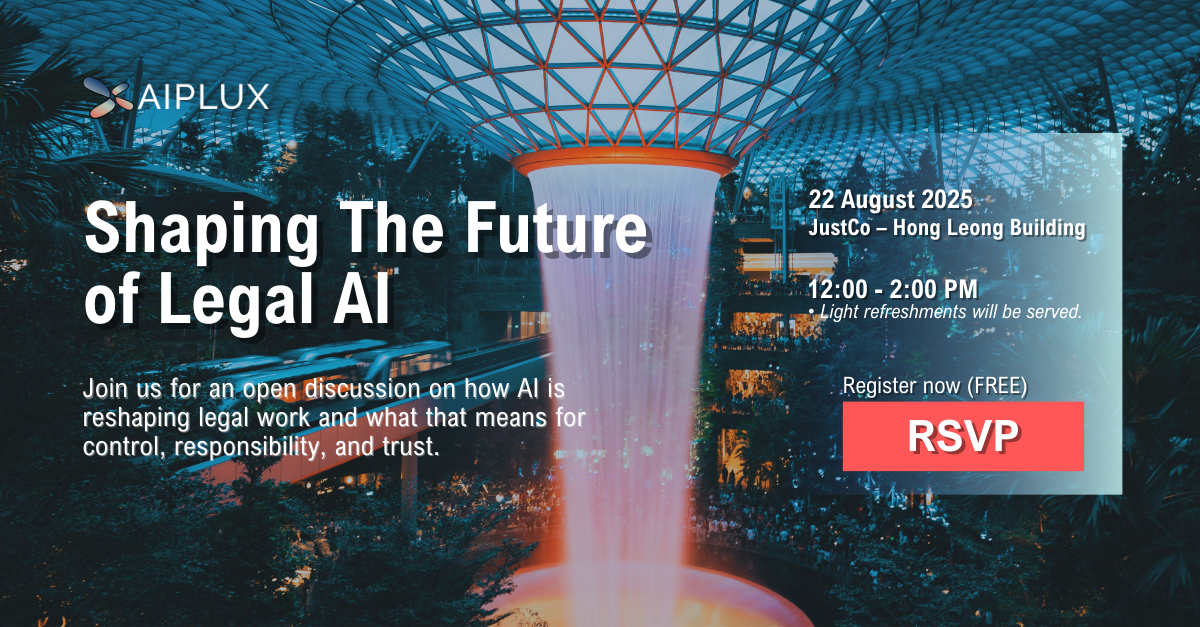 AIPLUX to Host Shaping The Future of Legal AI